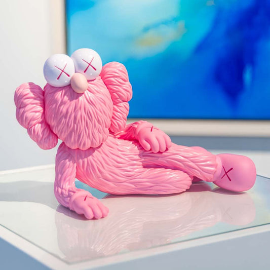 KAWS TIME OFF Vinyl Figure Pink